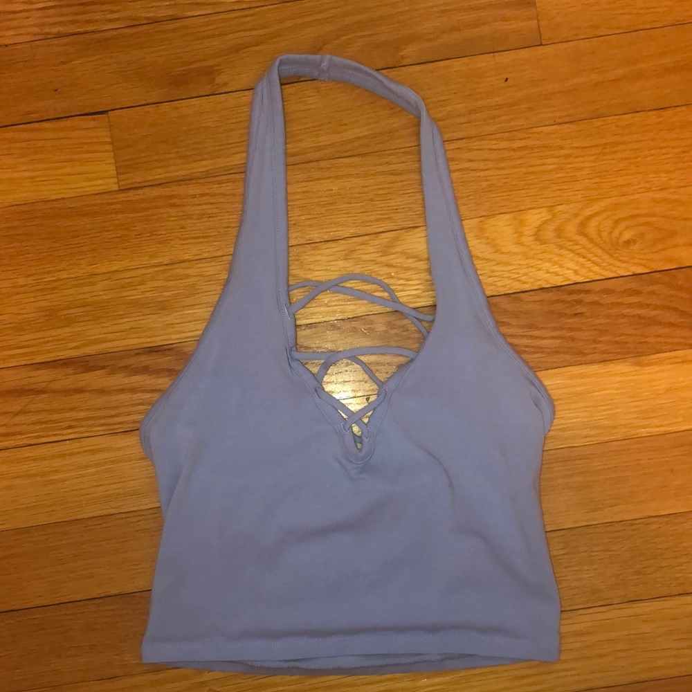 Express Halter Crop Top